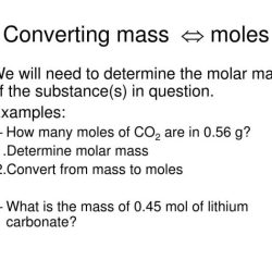 Converting mass to moles worksheet