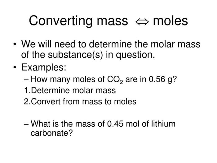 Converting mass to moles worksheet