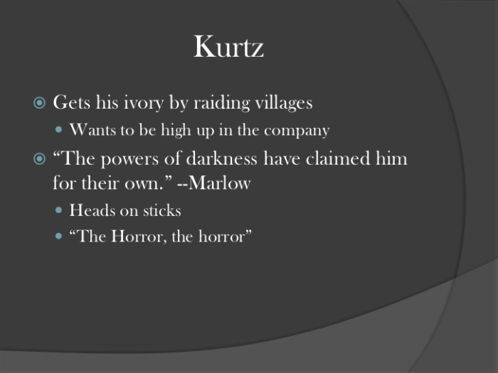 Quotes about kurtz heart of darkness