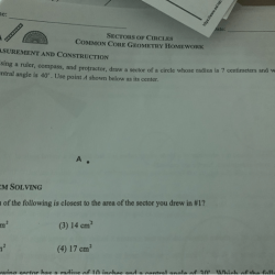 Sectors of circles common core geometry homework answers